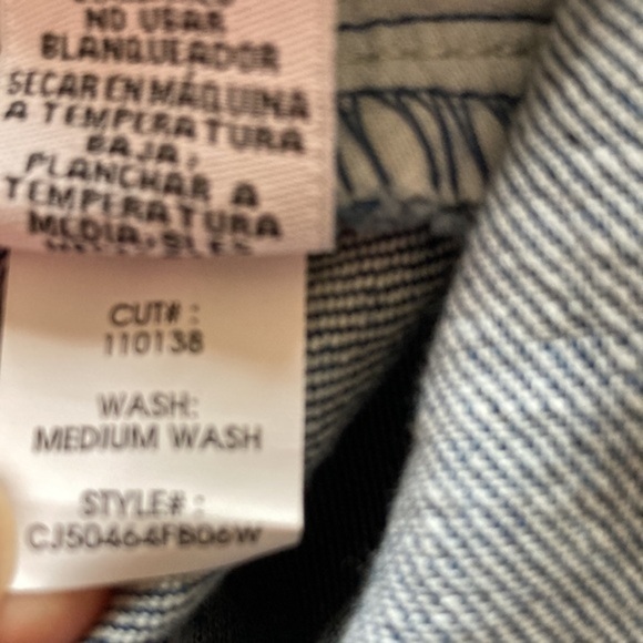 Celebrity Pink Denim Festival Skirt Size 7 Medium Wash Heavy‎ Fringe NWT - Picture 8 of 8